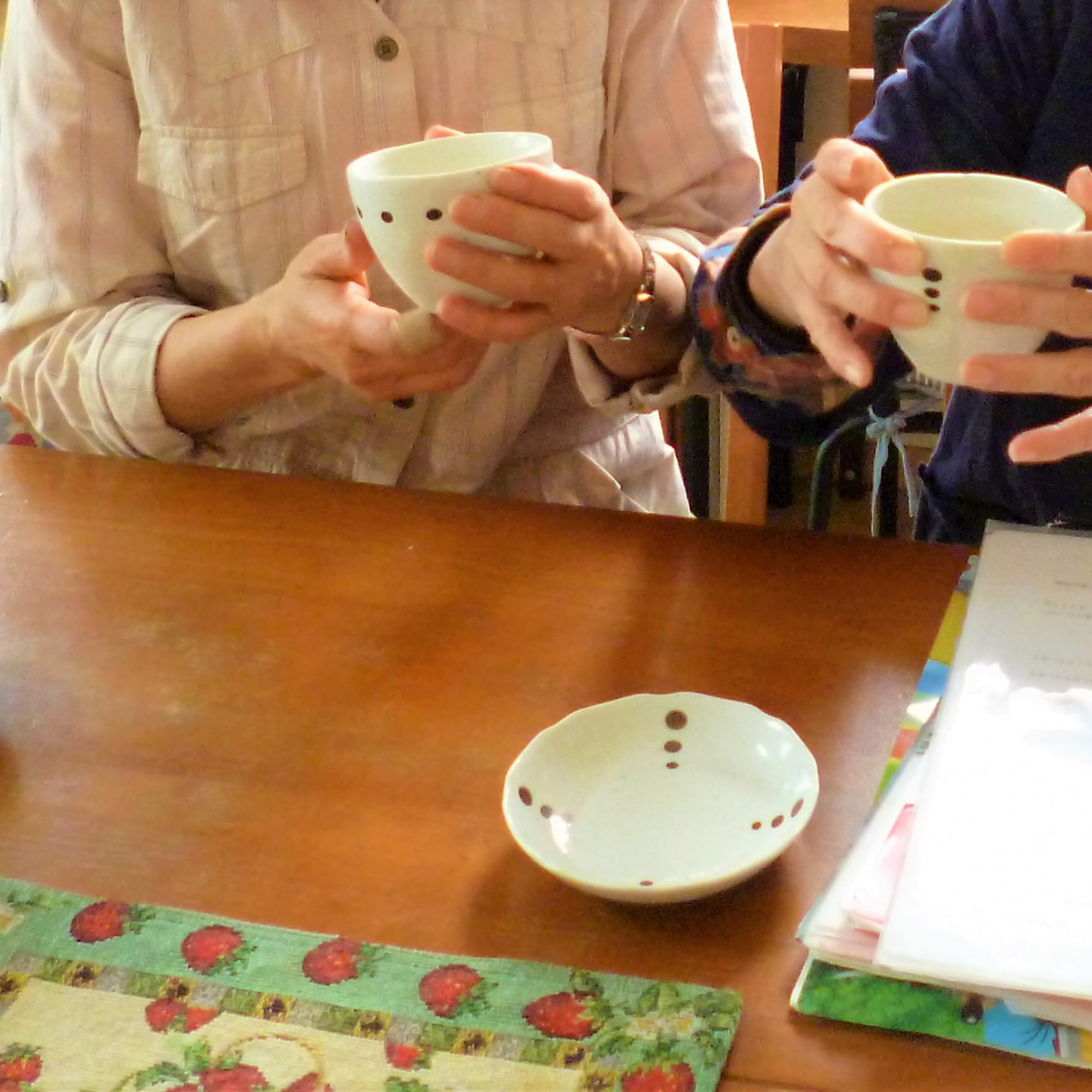 紅茶・ティーセラピーの様子